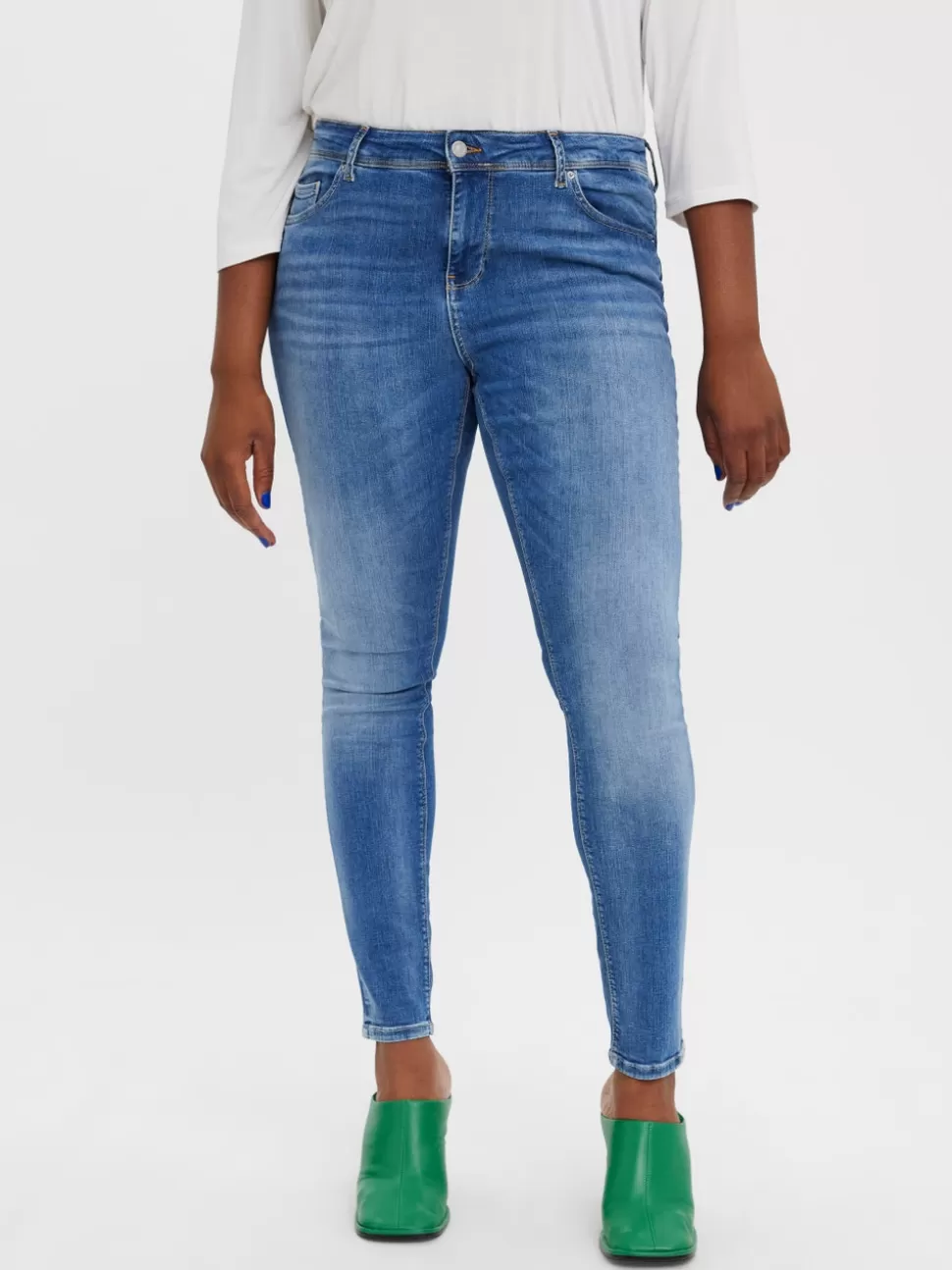 VERO MODA Jeans^VMLUX Mid rise Slim fit Jeans