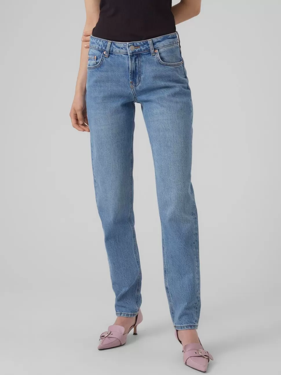 VERO MODA Jeans^VMMARRY Lav talje Mom fit Jeans