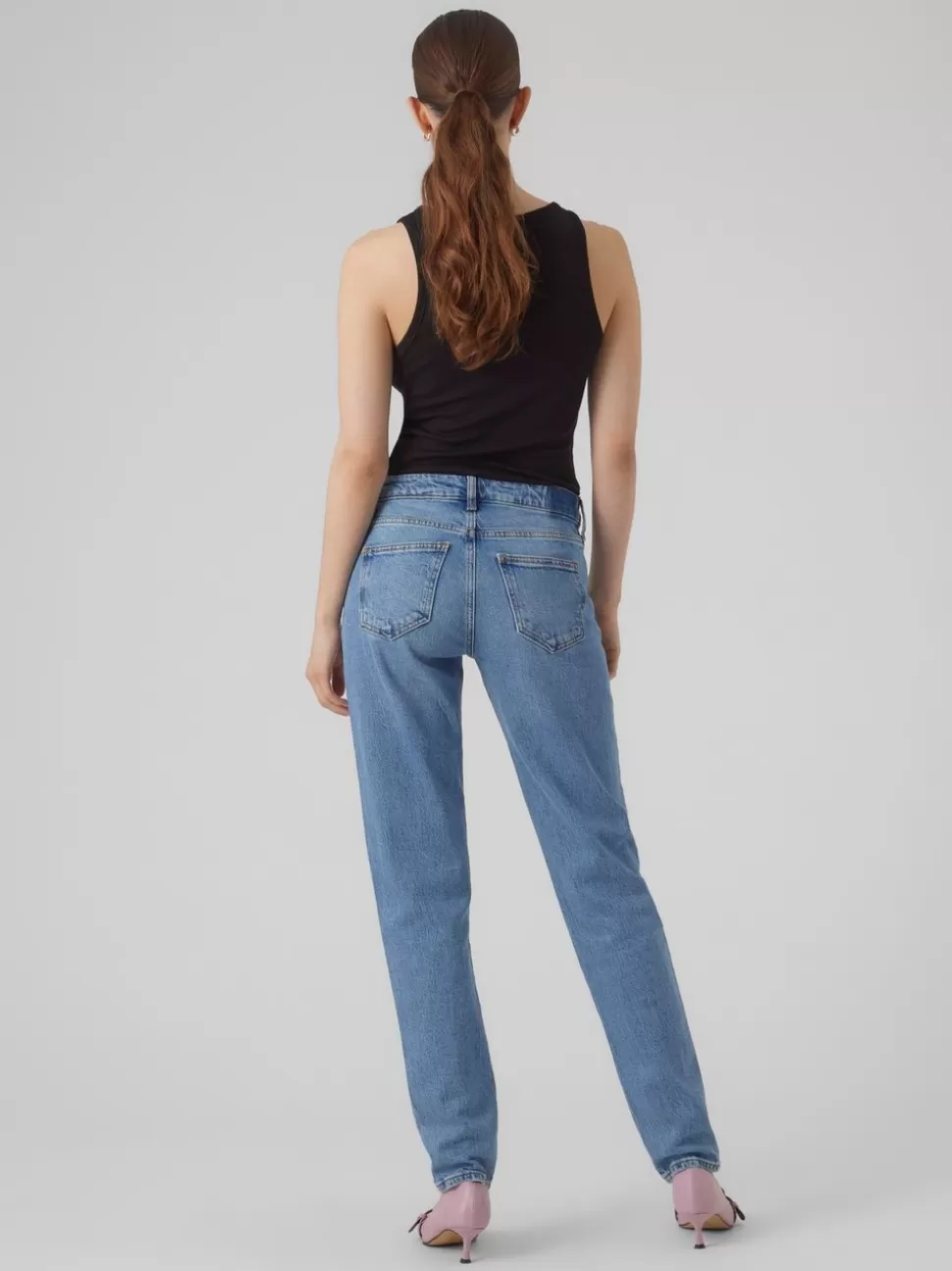 VERO MODA Jeans^VMMARRY Lav talje Mom fit Jeans