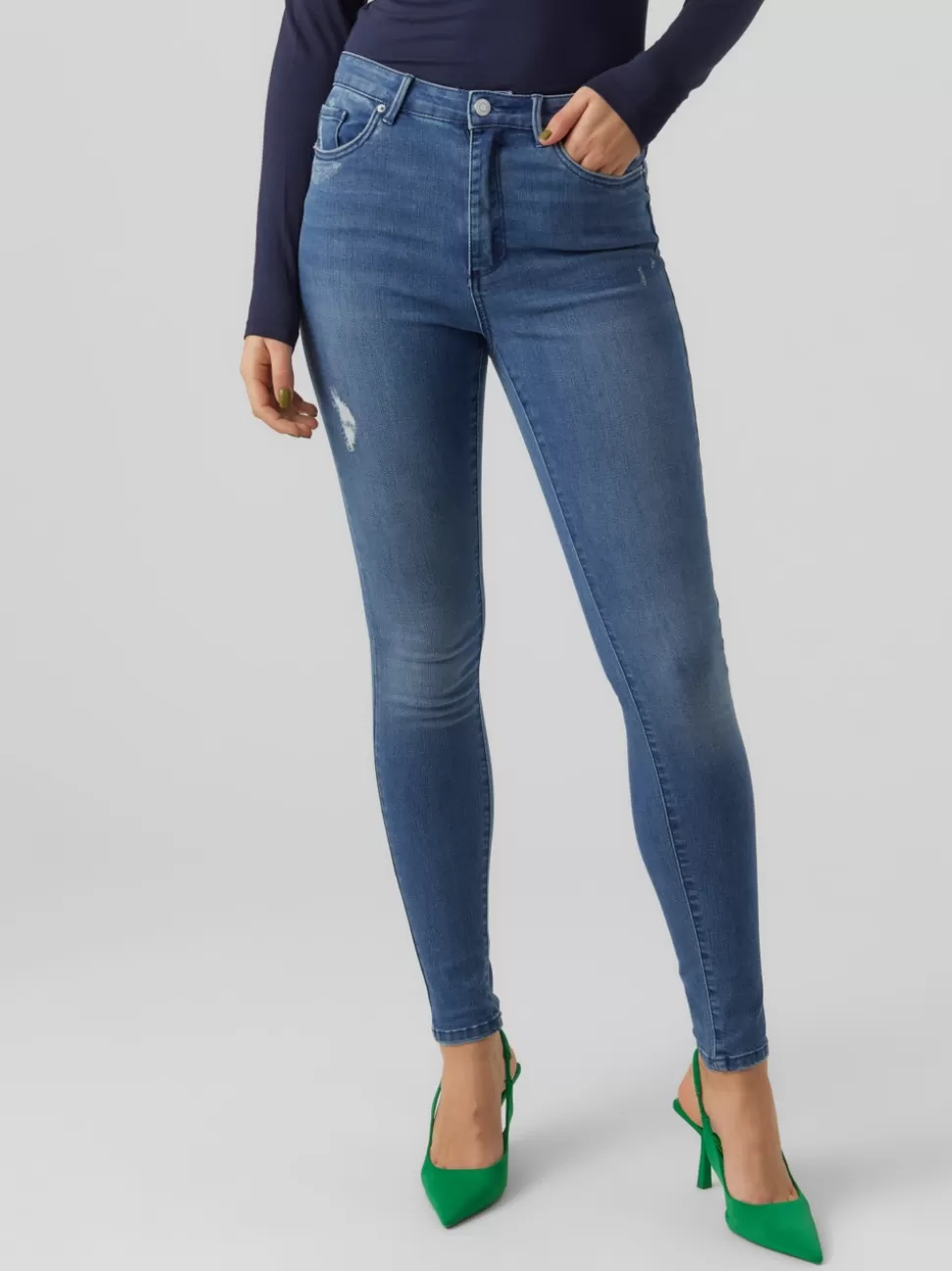 VERO MODA Jeans^VMSOPHIA Superhøj talje Skinny fit Jeans